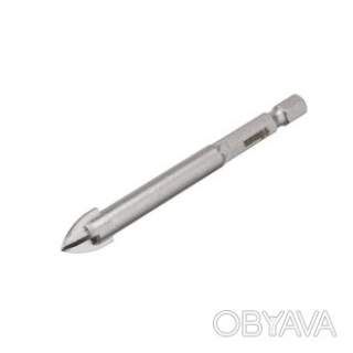 Свердло по склу та кераміці, 10 мм, HEX 1/4" INTERTOOL SD-0290