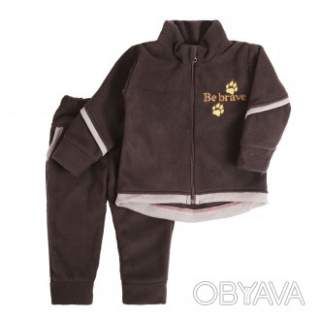Флісовий дитячий костюм "Be Brave", Шоколад, 98 (3 роки)