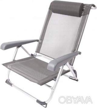 Пляжное кемпинговое кресло Bo-Camp Saint-Tropez Grey 1204796