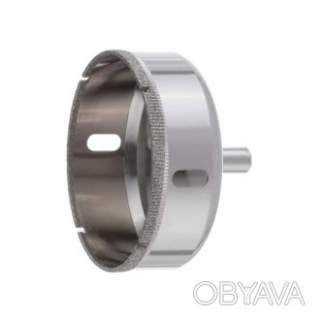 Свердло алмазне трубчасте по склу та кераміці, 80 мм INTERTOOL SD-0376