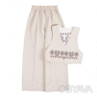 Комплект двійка для дівчат "Крила", Айворі, 134 (9 років)