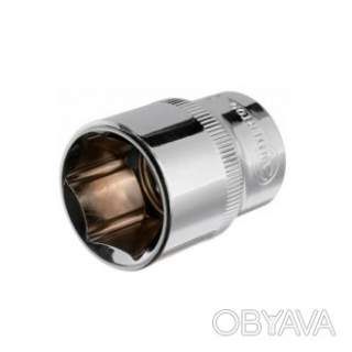 Головка шестигранна 1/2", 22×38 мм, Cr-V