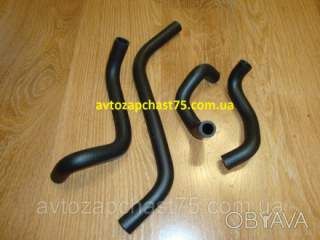 Патрубки пічки ваз 2108, 2109, 21099, 2113, 2114, 2115 інжектор, гумові
