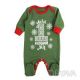 Новорічний ясельний комбінезон "Мій Перший Новий Рік. Орнамент", Зелений