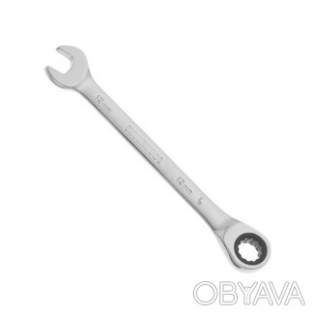 Ключ комбінований, з тріскачкою, 12 мм, Cr-V, професійний