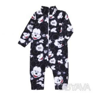 Ясельний флісовий ромпер "Ліам", Чорний, 86 (1.5 роки)