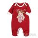Новорічний комбінезон "Перше Різдво. Рукавичка", Червоний