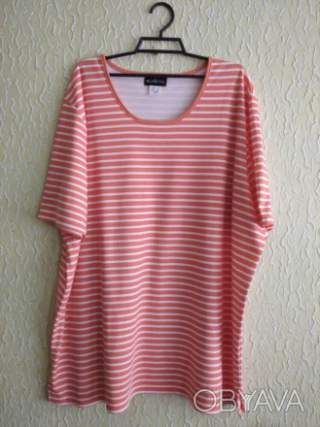 Батал, плотна жіноча футболка в полоску, Німеччина