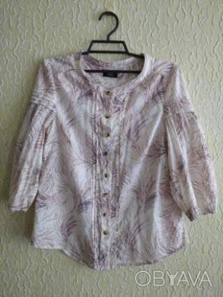 Легенька тоненька бавовняна сорочка блузка рубашка, р.6, Індія, F&F