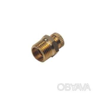 Клапан зливний латунний для компресорів, 1/4"