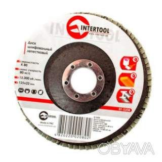 Диск шліфувальний пелюстковий, 125&times;22 мм, зерно K80