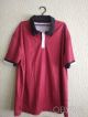 Нова чоловіча футболка з воротніком, поло, теніска бордового кольору
