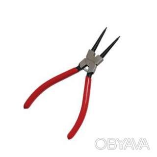 Щипці для зняття та встановлення стопорних кілець, 180 мм, прямі