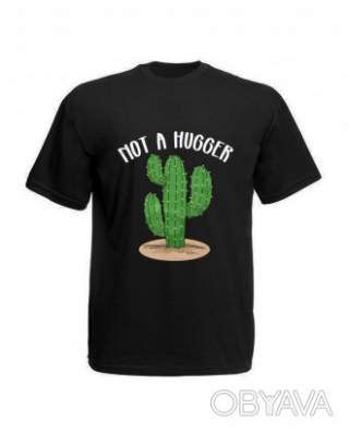 Футболка унісекс "Кактус-інтроверт", Чорний, M