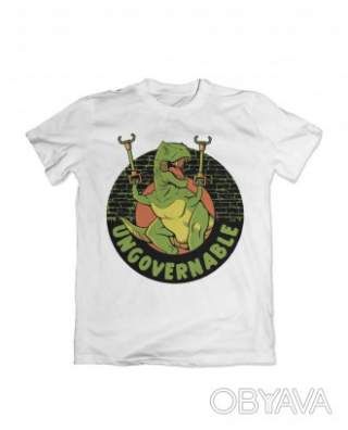 Футболка базова унісекс "Некерований", Білий, M