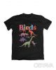 Футболка унісекс доросла "Пташки", Чорний, M