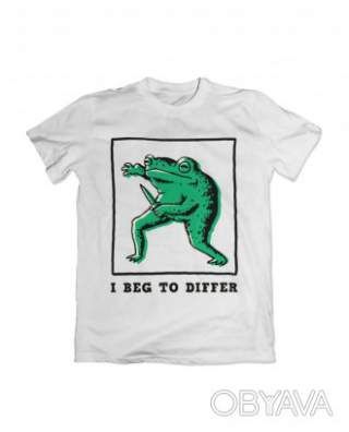 Футболка базова унісекс "Дозволю собі не погодитися", Білий, M