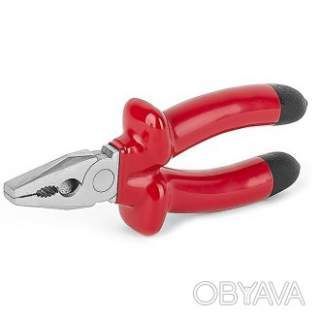 Плоскогубці 160 мм, діелектричні, 1000 В, CrV 6150 INTERTOOL NT-0312