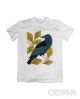 Базова футболка унісекс "Птах", Білий, M