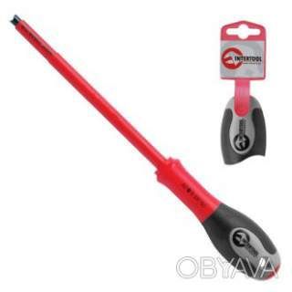 Викрутка хрестова ізольована, PH2, 1000 В, 100 мм INTERTOOL VT-3212
