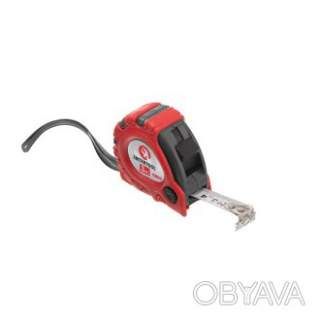 Рулетка з металевим полотном, з фіксатором, 5 м, 19 мм