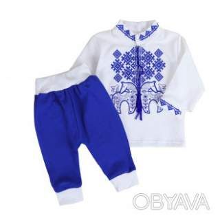 Ясельний комплект для хлопчика "Коники", Електрик, 86 (1.5 роки)