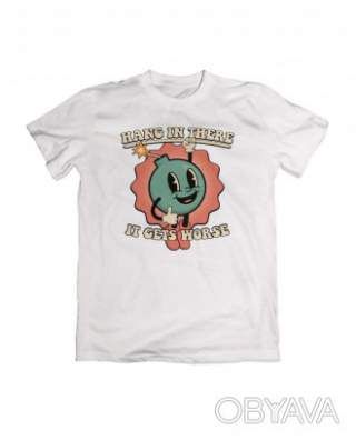 Базова футболка унісекс "Тримайся", Білий, M