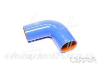 Патрубок силіконовий кутовий 90 градусів D=70 мм внутрішній