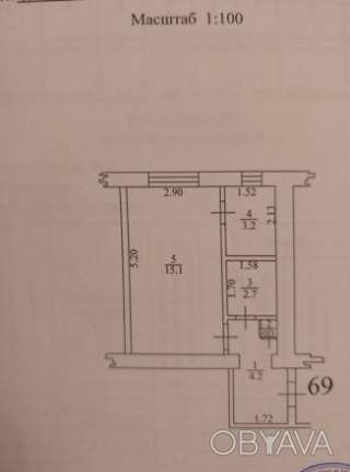 1-комнатная квартира, 25 кв.м