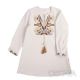 Сукня вишиванка для дівчат "Зозуленька", Крем-брюле