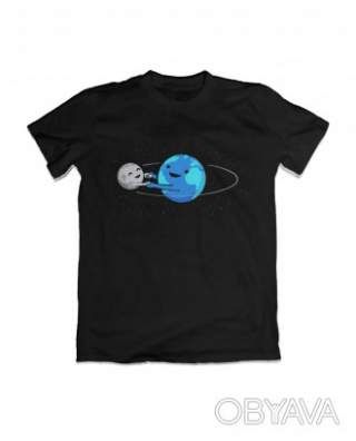 Базова футболка унісекс "Космічні танці", Чорний, M