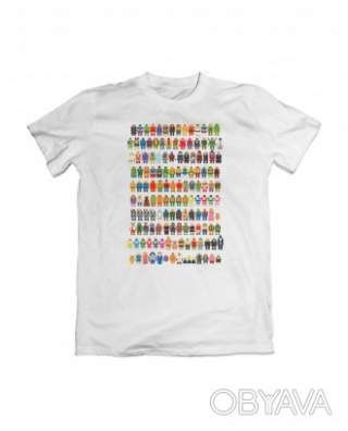Базова футболка унісекс "Лего", Білий, M