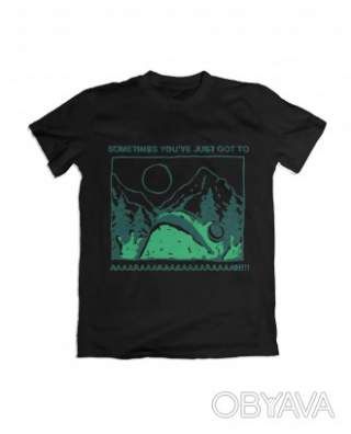 Базова футбола унісекс "Аааааааааааааааа...", Чорний, M