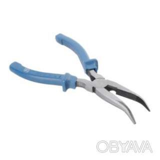 Довгогубці вигнуті, 180 мм INTERTOOL HT-0125