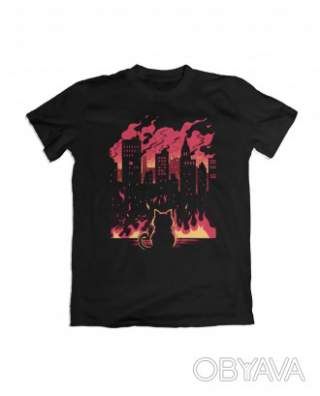 Базова футболка унісекс "Мені нравиться, як воно горить&hellip;", Чорний