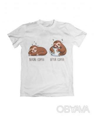 Базова футболка унісекс "До та після", Білий, M