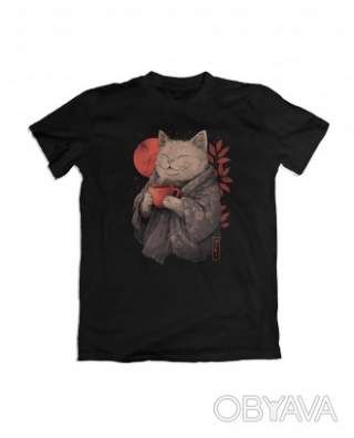 Базова футболка унісекс "Сенсей", Чорний, M