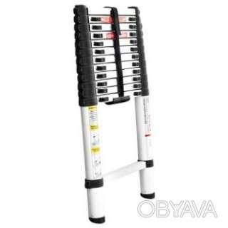 Драбина алюмінієва, телескопічна, 12 сход., 3, 80 м