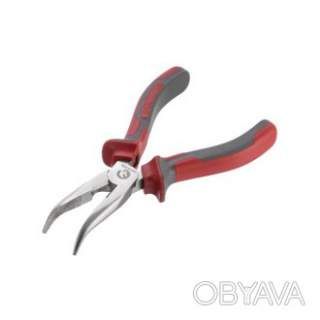 Довгогубці вигнуті, 160 мм, С55 INTERTOOL HT-0131