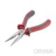 Довгогубці прямі, 160 мм, С55 INTERTOOL HT-0127