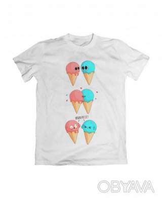 Базова футболка унісекс "Brainfreeze", Білий, M