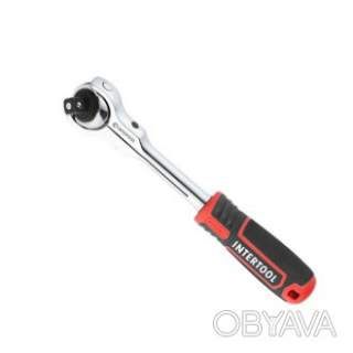 Рукоятка з храповим механізмом поворотна, 72 зуба 1/2 "