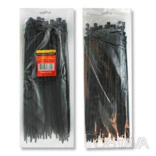 Хомут пластиковий, 2, 5×100 мм, 100 шт/упак, чорний INTERTOOL TC-2511