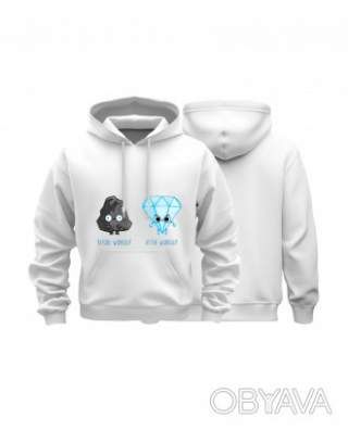 Базовий худі унісекс "Workout", Білий, M