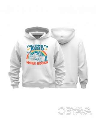 Базовий худі унісекс "Корисна порада", Білий, M