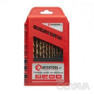 Набір свердел по металу DIN338 HSS, 25 шт. (1, 0-13, 0 мм)