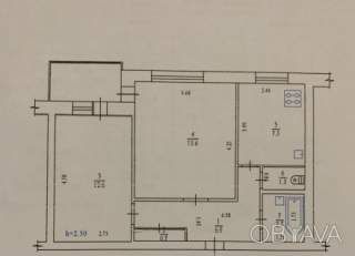 2-комнатная квартира, 50.7 м.кв.