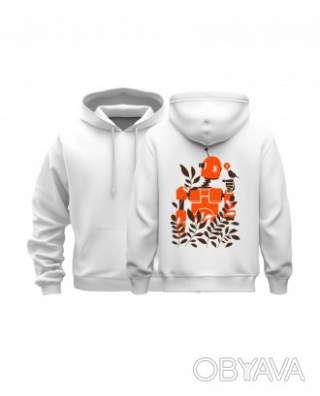 Худі базовий унісекс "Випадкове знайомство", Білий, M