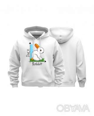 Базовий худі унісекс "Ракурс вирішує", Білий, M