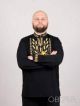 Вишиванка чоловіча &quot;Колоски&quot;, Чорний, 54